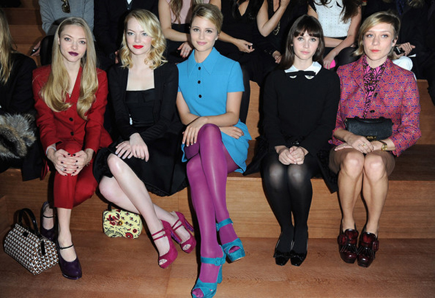 Miu Miu contó el front row más bello