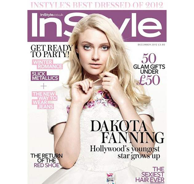 Dakota Fanning en la portada de InStyle UK