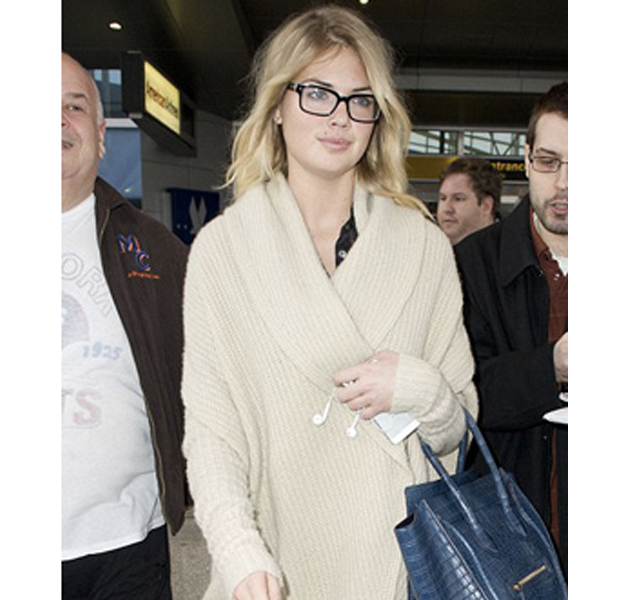 Kate Upton, guapísima y sin maquillaje 