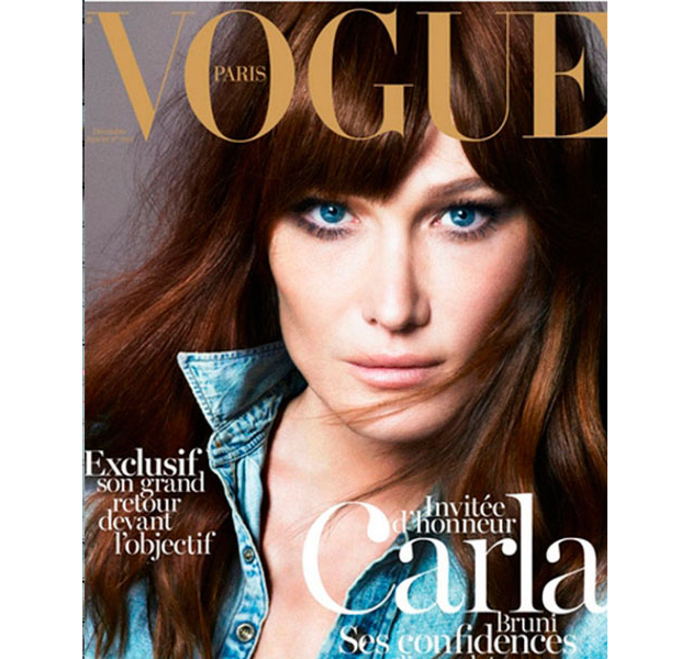 Carla Bruni habla de todo en el Vogue  