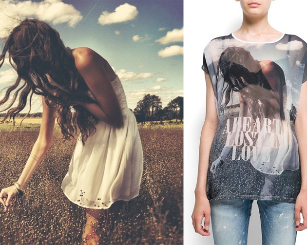 Mango pone en una camiseta una imagen robada del Instagram de un fotógrafo, Tuana Aziz 