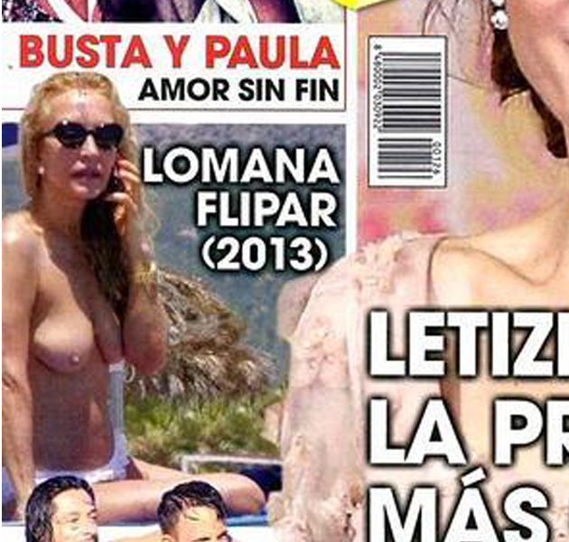 Carmen Lomana pillada en topless y estupenda 
