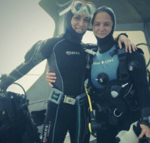 Raquel Sánchez Silva se recupera de la muerte de su marido practicando submarinismo 
