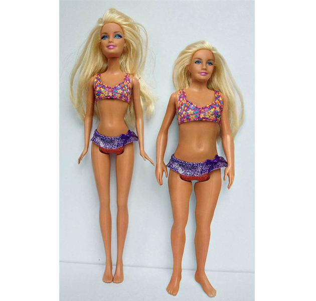 Así sería Barbie si fuera una mujer real 