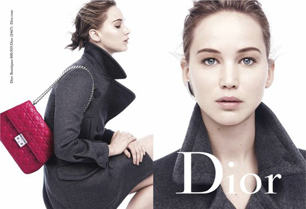 Jennifer Lawrence en una nueva campaña de Dior 