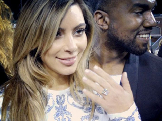 Kanye West le pide matrimonio a Kim Kardashian 