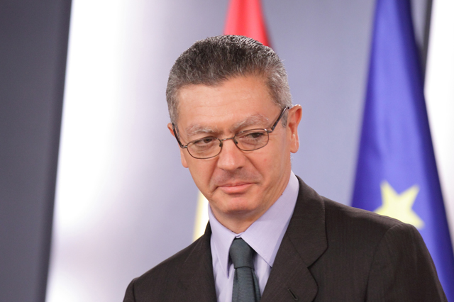 Para Gallardón la ley del aborto es muy progresista