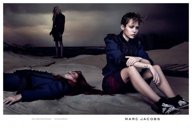 Miley Cyrus en la campaña de Marc Jacobs
