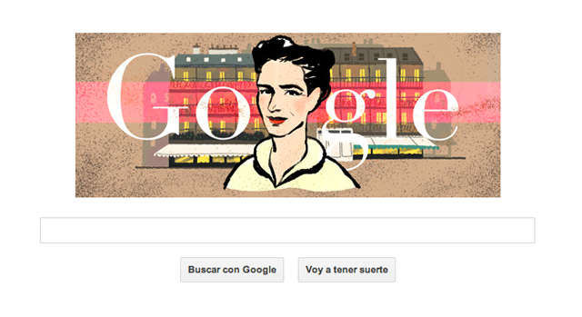 Simone de Beauvouir, doodle de Google