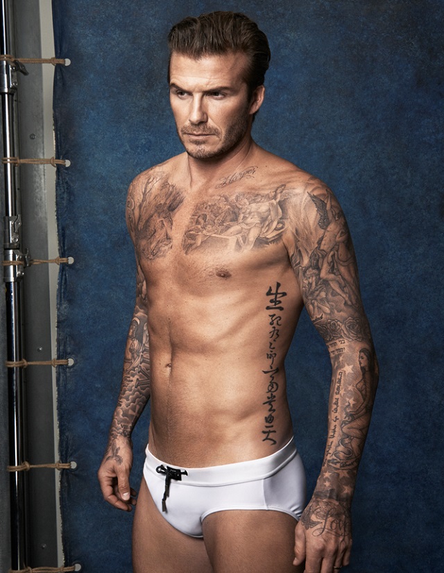 David Beckham en bañador para H&M