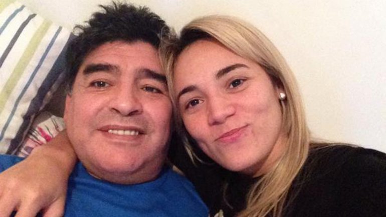 Maradona y Rocío Oliva