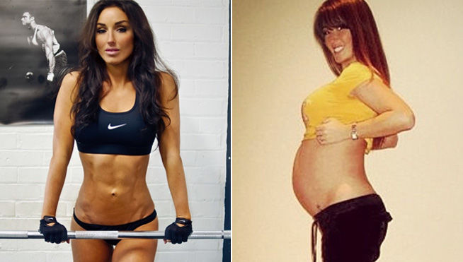 madre presume de abdominales 