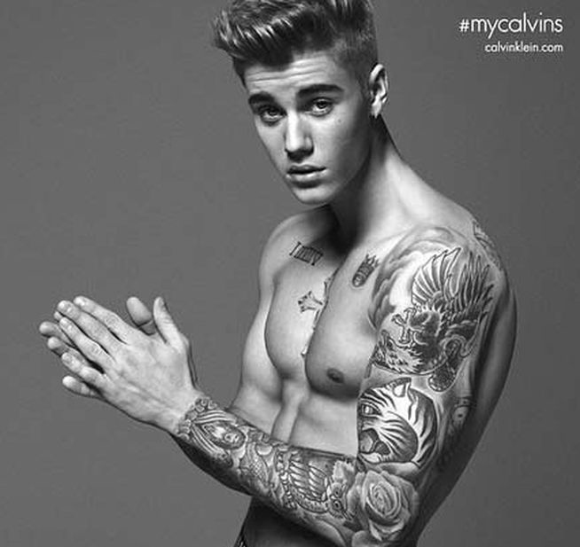 Justin Bieber calvin klein