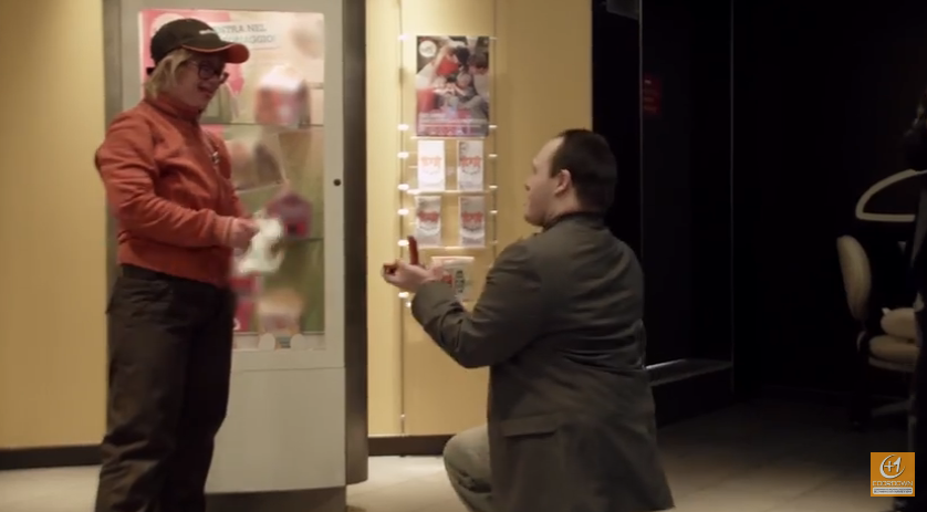 pedida de mano de pareja con síndrome de down