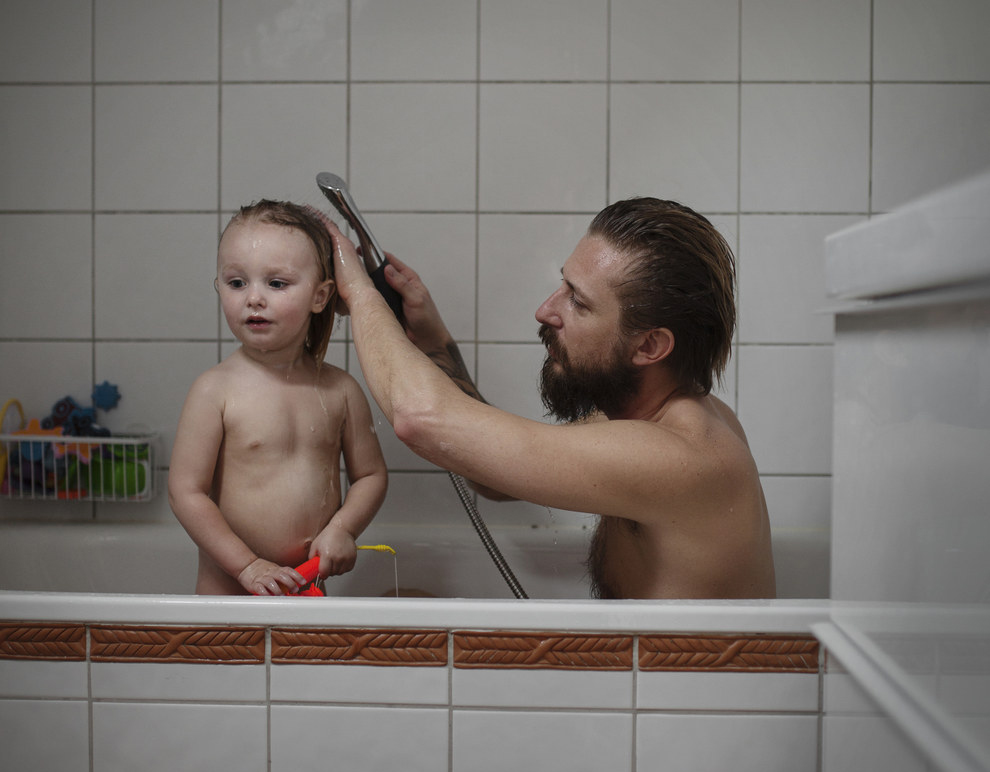 papás suecos, fotografías padres suecos