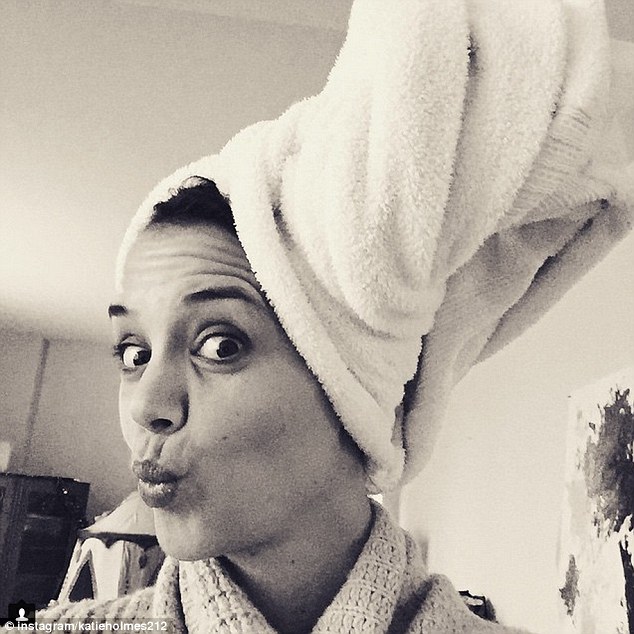 katie holmes the towel series