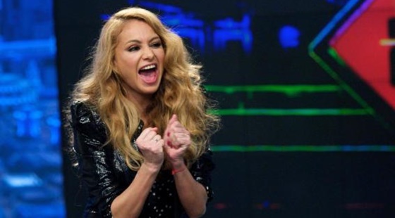 Paulina rubio en el hormiguero