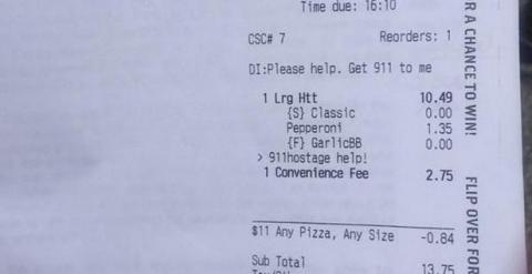 se salva de un secuestro por la app de pizza hut