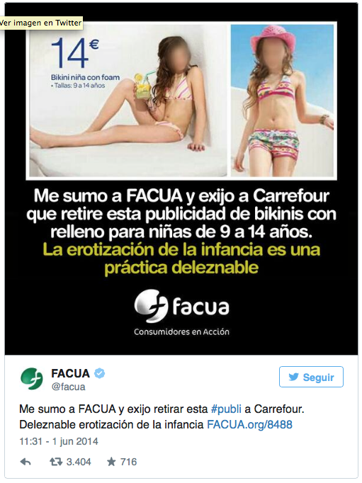 bikini con relleno para niñas carrefour
