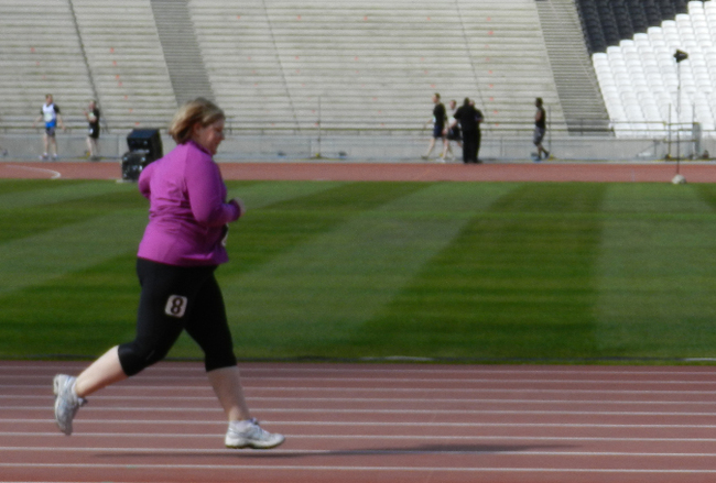 mensaje inspirador para corredora gorda