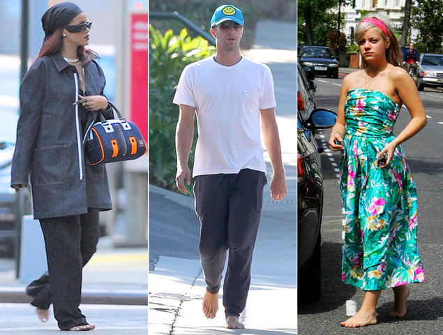 moda famosos descalzos