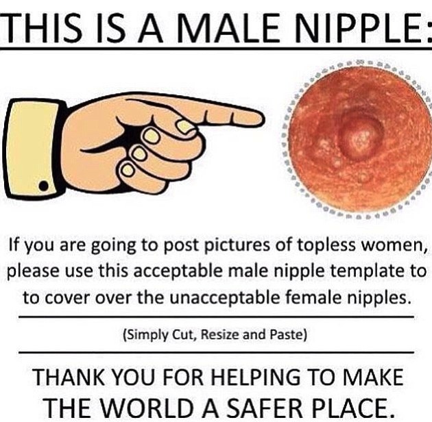 pezones femeninos redes sociales