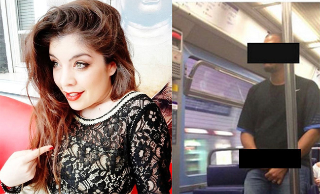 un hombre se masturbo delante de ella en el metro