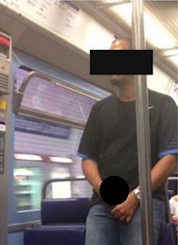 un hombre se masturbo delante de ella en el metro