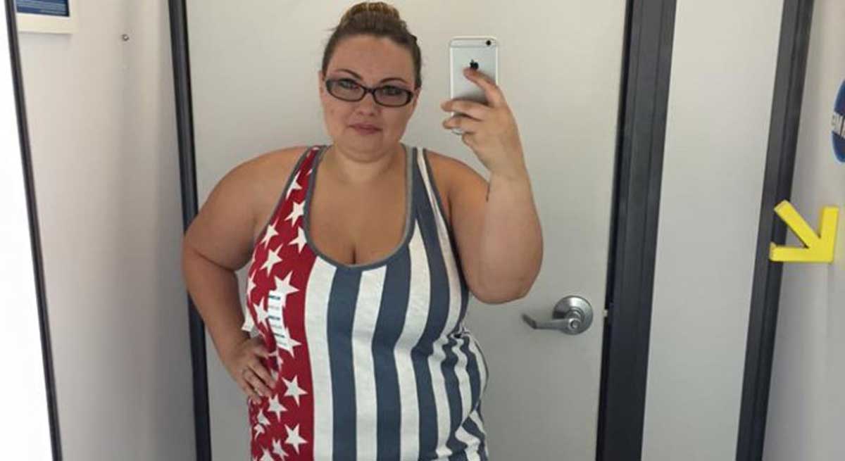 selfie probador old navy