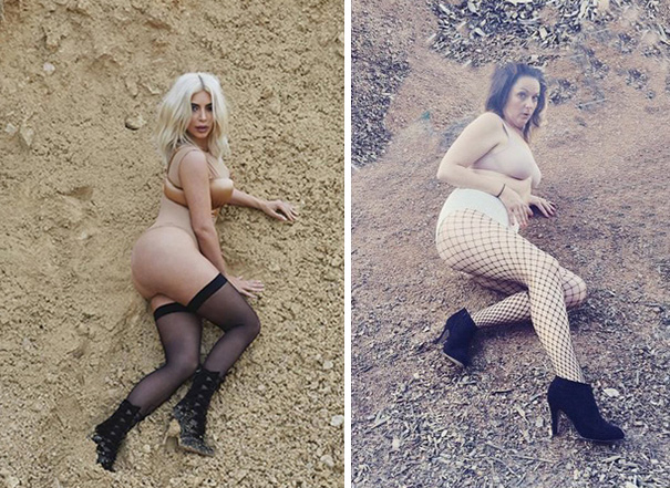 parodia fotos de famosos celeste barber