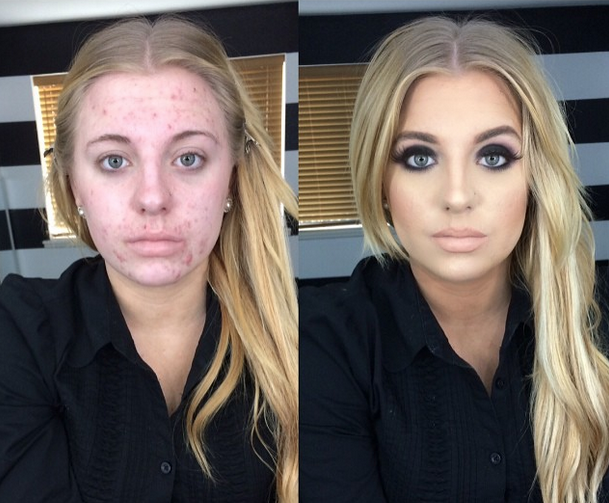 Descubrió que su técnica de maquillaje la había convertido en un cruel meme