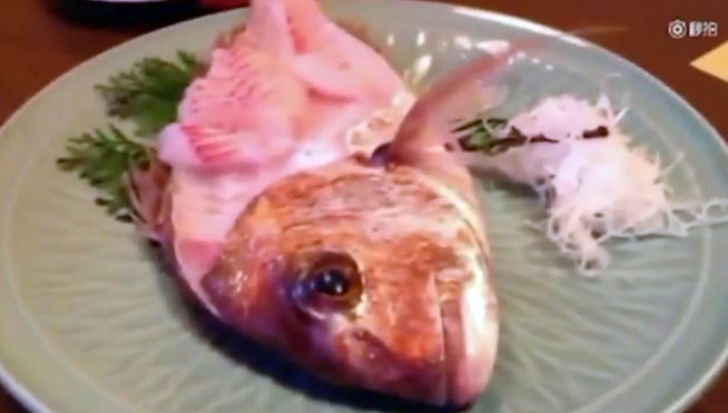 El vídeo del pescado que vuelve a la vida en el plato