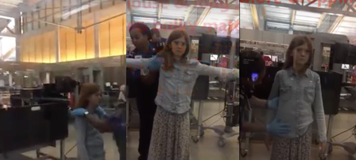 El cacheo a esta niña en un aeropuerto está indignando a todo el mundo