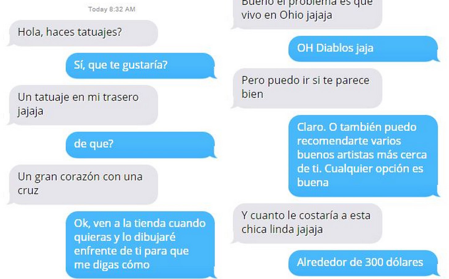 conversacion tatuador chica trasero
