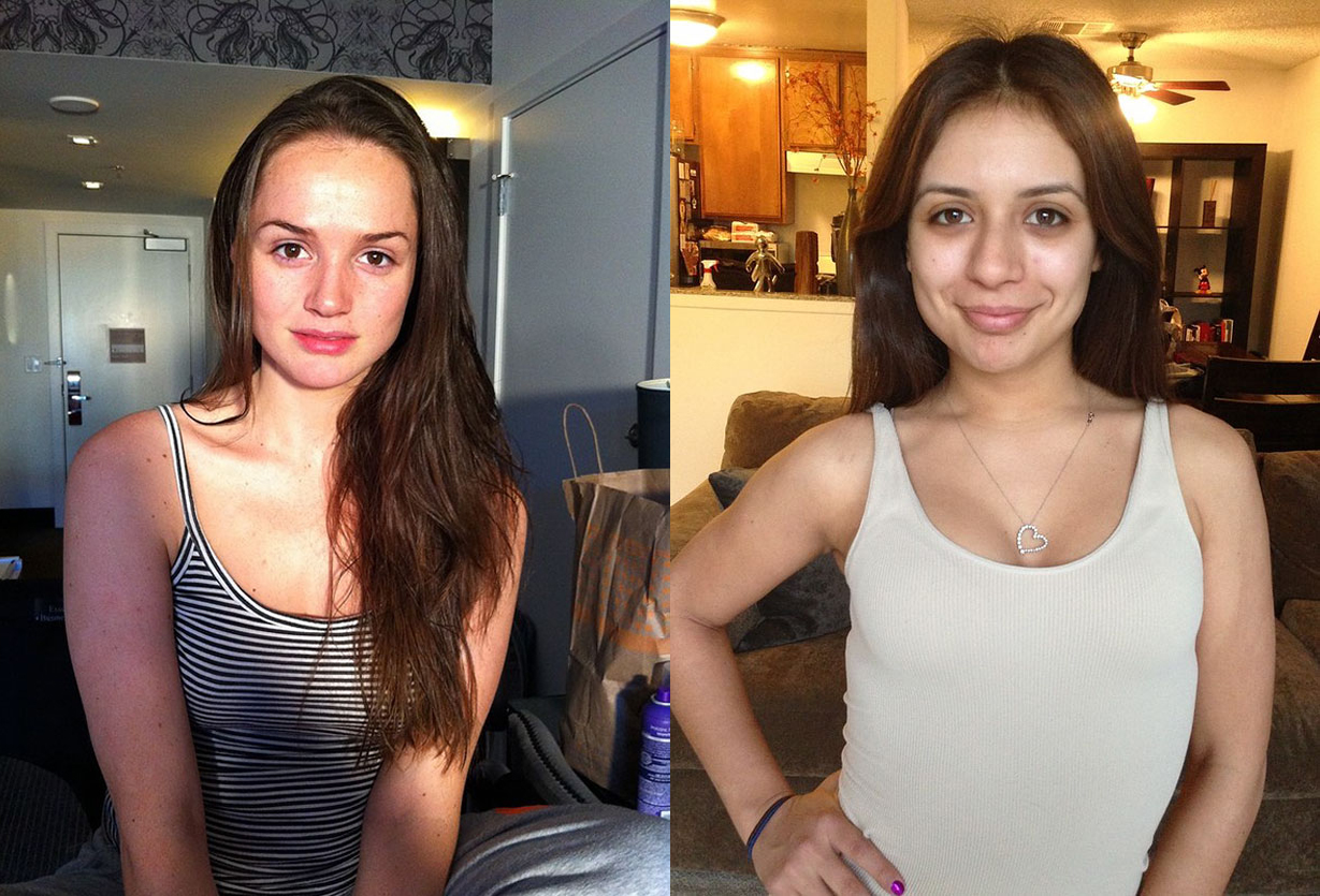 antes y despues maquillaje