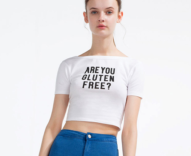 camiseta are you gluten free zara
