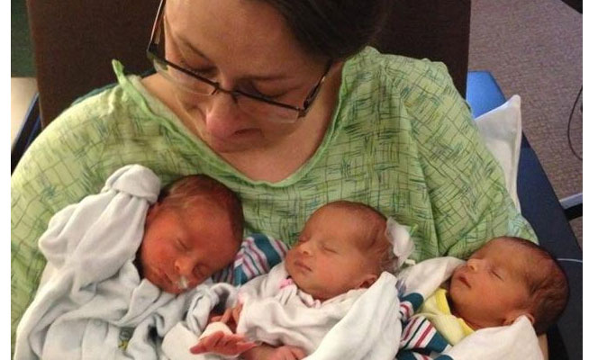 muere tras dar a luz trillizos