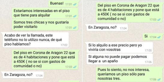 acoso al alquilar un piso