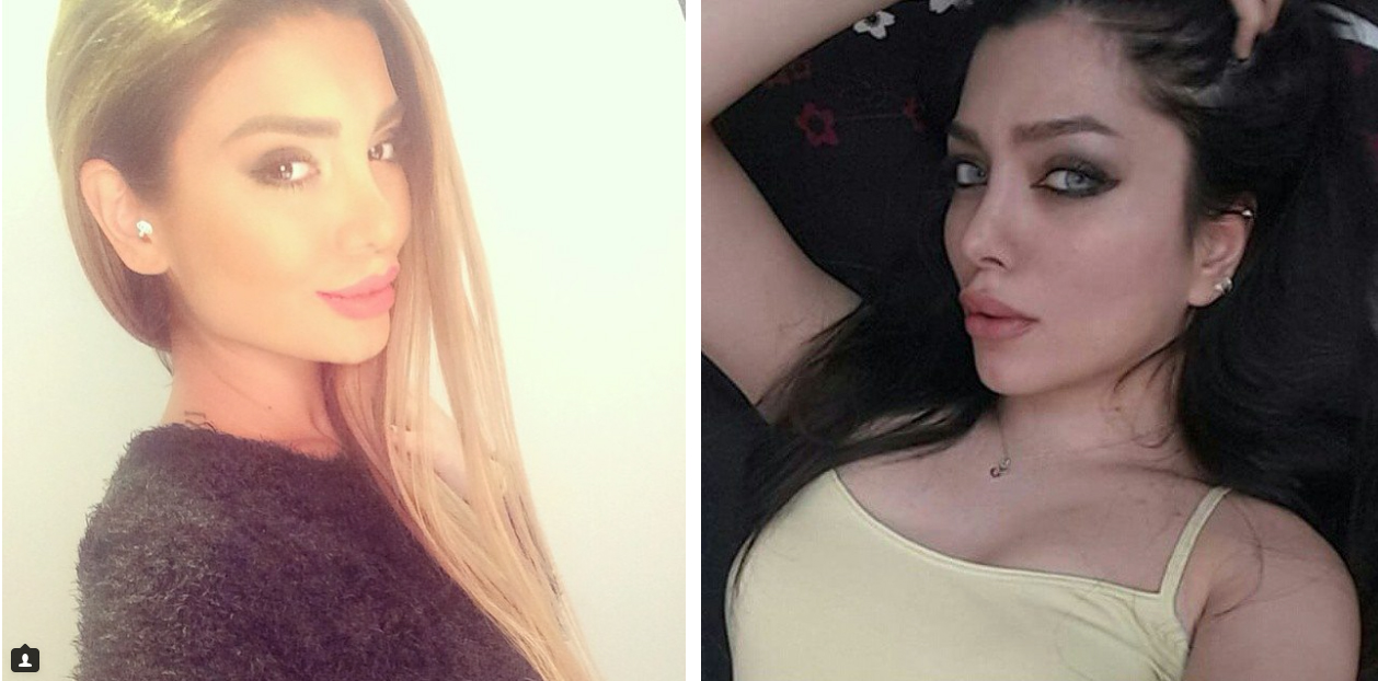 modelos iranies detenidas