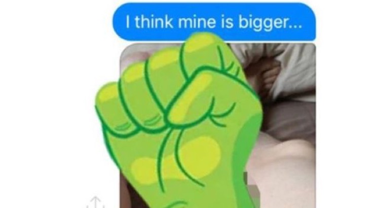 desconocido le mandó foto de su pene