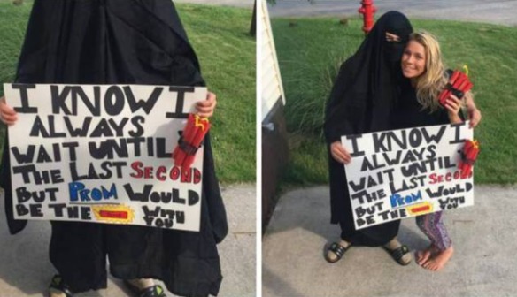 pedida para ir al baile terrorista