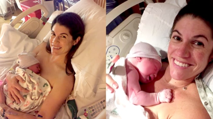 gemelas dan a luz a la vez