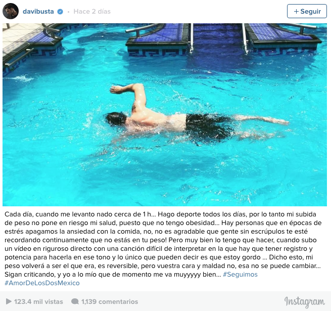 respuesta de david bustamante