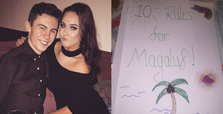 novia reglas magaluf