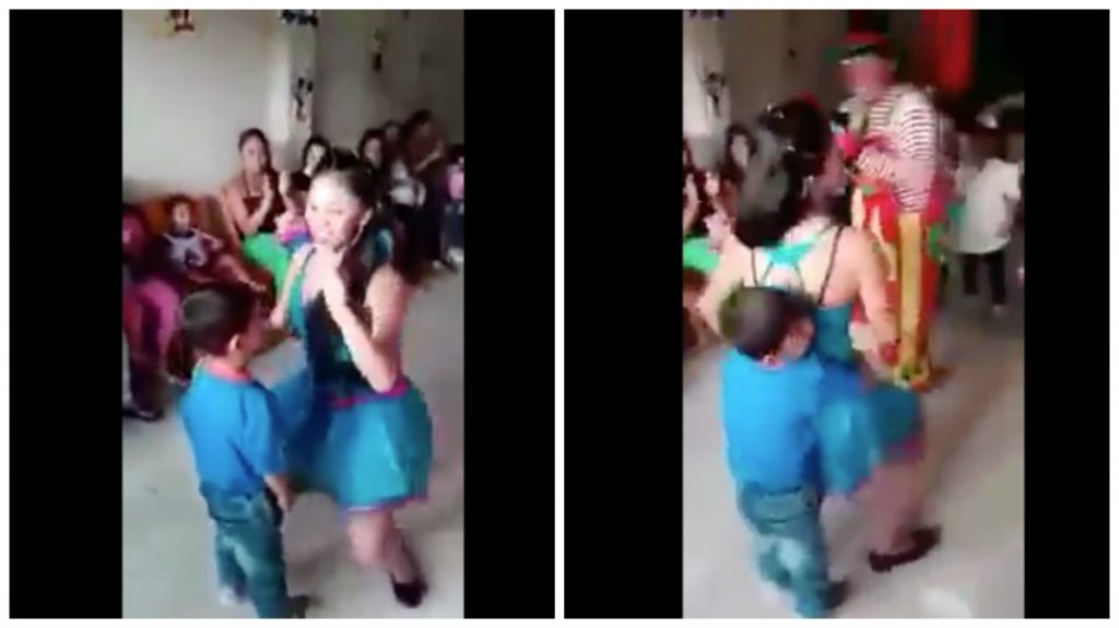 polemico video baile sensual niños