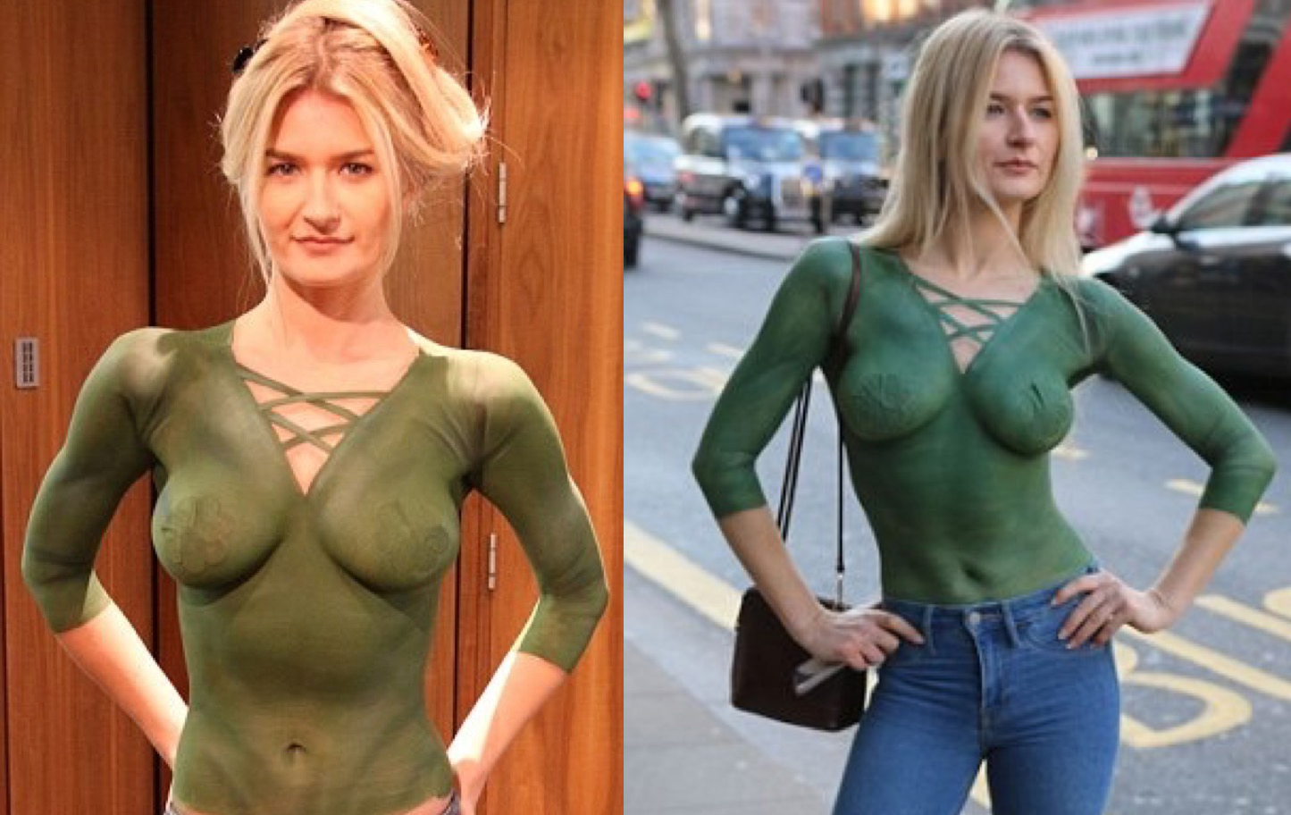 camiseta pintada modelo