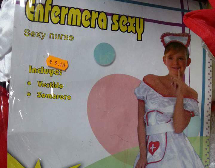 disfraces sexistas para niñas