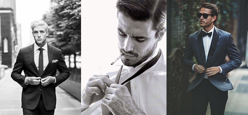 Tíos buenos con traje y corbata 