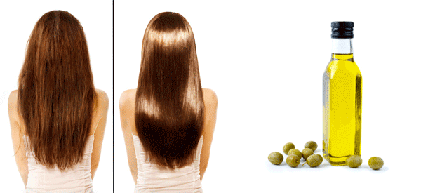 aceite de oliva para el pelo