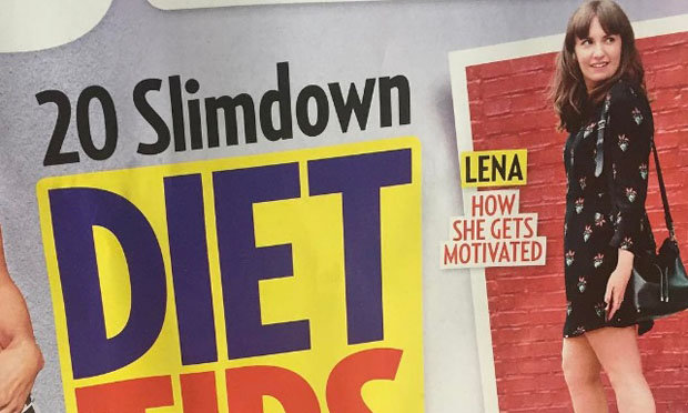 lena dunham perdida de peso